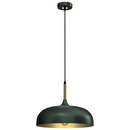 Lampa wisząca LINCOLN GREEN/GOLD 1xE27 35cm