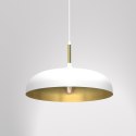 Lampa wisząca LINCOLN WHITE/GOLD 1xE27 45cm