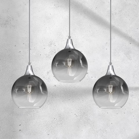 Lampa wisząca MONTE SILVER 3xE27 Lampa wisząca MONTE SILVER 3xE27