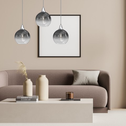 Lampa wisząca MONTE SILVER 3xE27 Lampa wisząca MONTE SILVER 3xE27