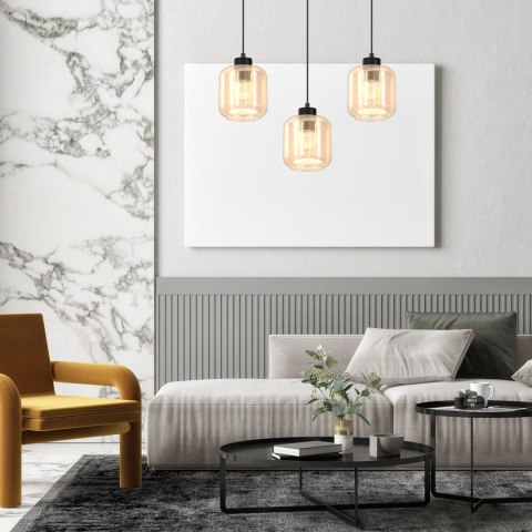 Lampa wisząca SOMBRA AMBER 3xE27 Lampa wisząca SOMBRA AMBER 3xE27