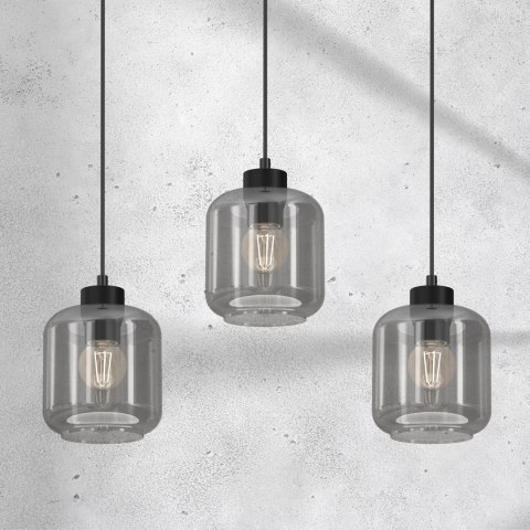 Lampa wisząca SOMBRA SMOKED 3xE27 Lampa wisząca SOMBRA SMOKED 3xE27
