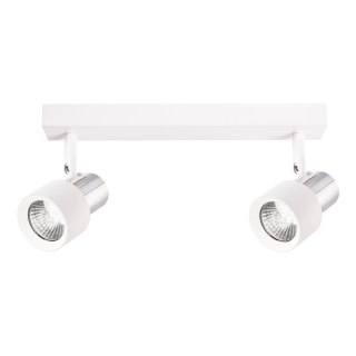 Lampa Sufitowa Cino 2xGU10 Biały + Chrom