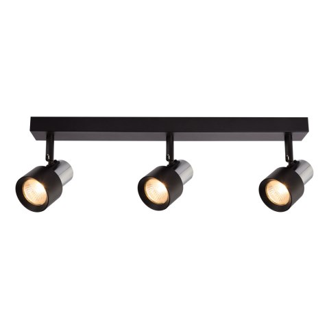 Lampa Sufitowa Cino 3xGU10 Czarny + Chrom Lampa Sufitowa Cino 3xGU10 Czarny + Chrom