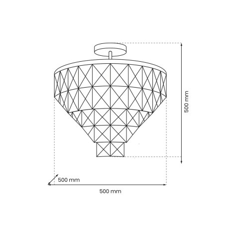 Lampa sufitowa CHELSEA GOLD 6xE14 Lampa sufitowa CHELSEA GOLD 6xE14