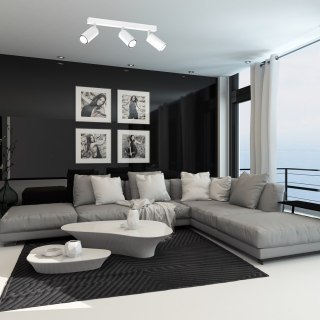 Lampa sufitowa Hudson 3xGU10 Biały