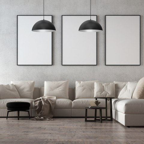 Lampa wisząca Beta Czarny/Biały 1xE27 45cm