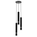 Lampa wisząca JOKER BLACK/CHROME 3xGU10