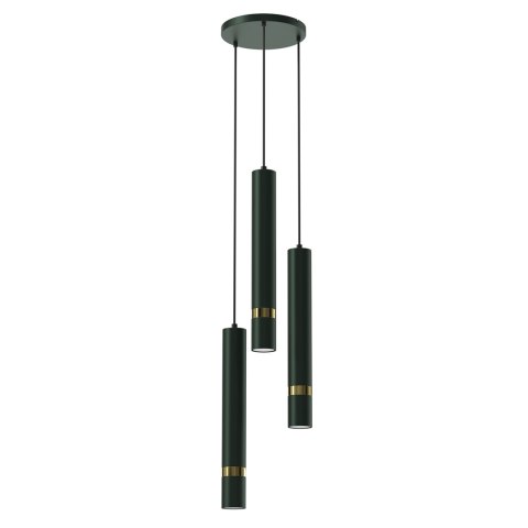 Lampa wisząca JOKER GREEN/GOLD 3xGU10