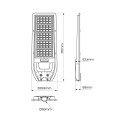 Latarnia Solarna Via 200W 2400lm 6000K