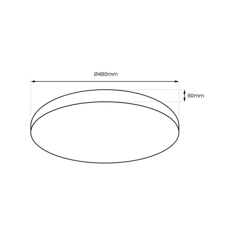 Plafon ALLISTER 50W LED + pilot Plafon ALLISTER 50W LED + pilot