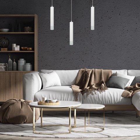 Lampa wisząca TUBI WHITE 1xGU10 Lampa wisząca TUBI WHITE 1xGU10
