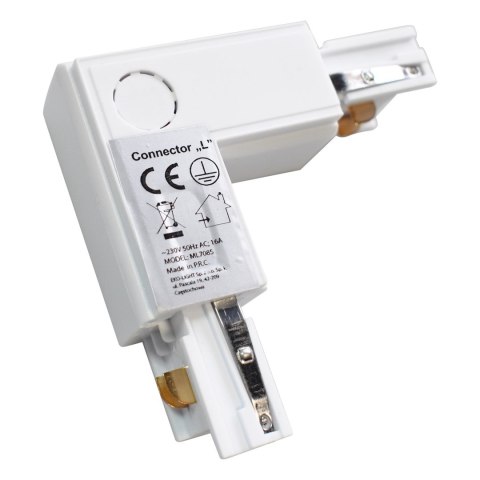 Łącznik Lampy Track Light Biały 3-obwodowy Typ: LD Łącznik Lampy Track Light Biały 3-obwodowy Typ: LD