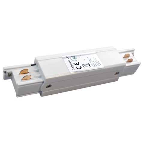 Łącznik Lampy Track Light Biały 3-obwodowy Typ: Prosty Łącznik Lampy Track Light Biały 3-obwodowy Typ: Prosty