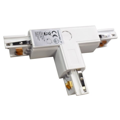 Łącznik Lampy Track Light Biały 3-obwodowy Typ: T DR Łącznik Lampy Track Light Biały 3-obwodowy Typ: T DR