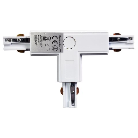 Łącznik Lampy Track Light Biały 3-obwodowy Typ: T UR Łącznik Lampy Track Light Biały 3-obwodowy Typ: T UR