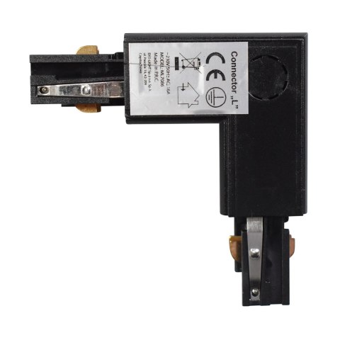 Łącznik Lampy Track Light Czarny 3-obwodowy Typ: LD Łącznik Lampy Track Light Czarny 3-obwodowy Typ: LD