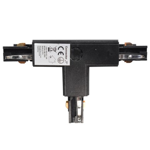 Łącznik Lampy Track Light Czarny 3-obwodowy Typ: T DR Łącznik Lampy Track Light Czarny 3-obwodowy Typ: T DR
