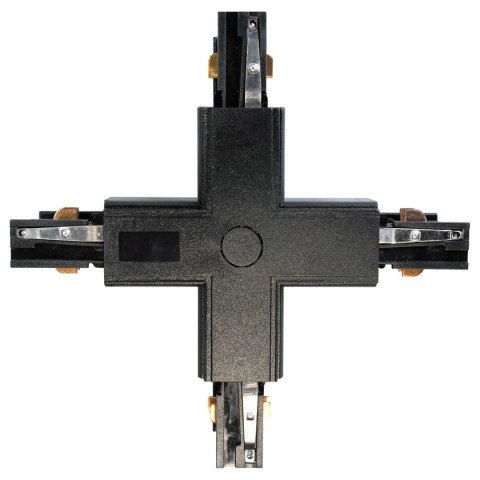 Łącznik Lampy Track Light Czarny 3-obwodowy Typ: + Łącznik Lampy Track Light Czarny 3-obwodowy Typ: +