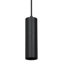 Pipe Track Pendant Light Black 1xGU10