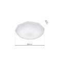 Plafon HEX 12W LED Ø290mm