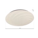 Plafon LINDA 52W LED Ø480 mm