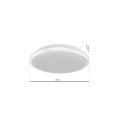 Plafon TERMA WHITE 18W LED IP44 Ø280 mm