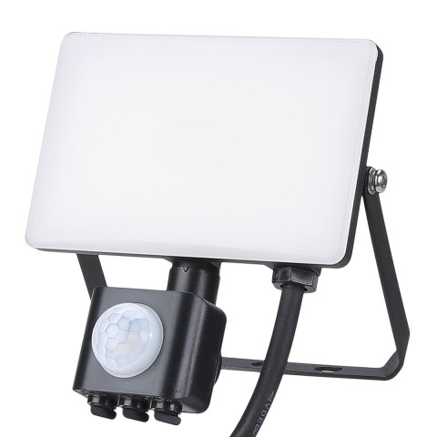 Naświetlacz LED 20W PIR 2000lm 5000K Naświetlacz LED 20W PIR 2000lm 5000K