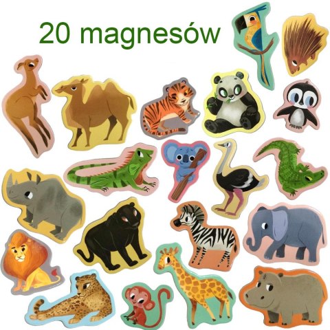 Zestaw Magnesów Wielkie Dinozaury MV 6032-06 Zestaw Magnesów Wielkie Dinozaury MV 6032-06
