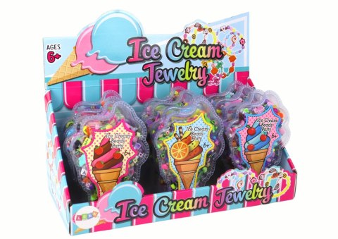 Zestaw do Tworzenia Bransoletek Koraliki Zawieszki Biżuteria Lody Zestaw do Tworzenia Bransoletek Koraliki Zawieszki Biżuteria Lody